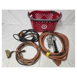 3 Drop Cords & Target Basket