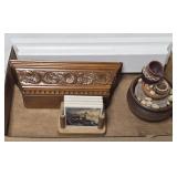 Wooden Shelves, Water Fountain & Lighthouse