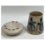 (A) Vintage Japanese Hand Made Pottery Sake Cup