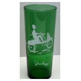 (B) Vintage Anchor Hocking Green Glasses Gas