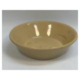 (B) Antique Yelloware Nappie Milk Pan Bowl