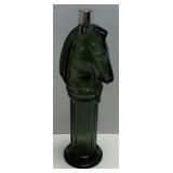 (B) Horse Figurine Glass Pony Post Decanter Avon