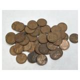 (SC) Over 100 Wheat Pennies As Pictured