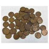 (SC) Over 100 Wheat Pennies As Pictured