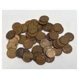 (SC) Over 100 Wheat Pennies As Pictured