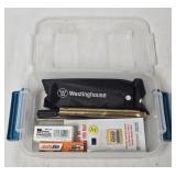 Tub w/ Tool Kit, Spark Plug, Stabil & Drail Plug