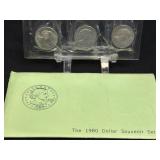 (SC) 1980 Liberty Dollar Souvenir Set