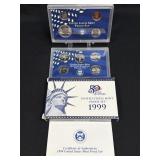 (SC) 1999 United States Mint Proof Set Including