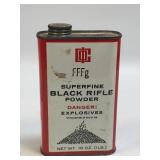 (B) Vintage 1970s Goex FFg Empty Superfine Black