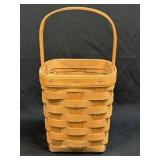 (B) Vintage Longaberger Handwoven Tall Square