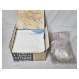 White Fabric Pieces & Small Storage Bags