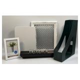 (B) Assorted Lot Containing Picture Frames,