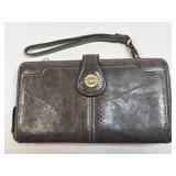 (B) Wristlet Wallets for Women Crossbody Cell
