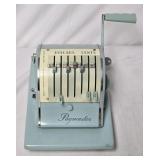 Vintage Paymaster Check Writing Machine