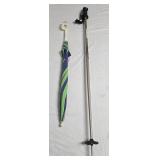 Clamp-on Umbrella & Ski Pole