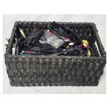 Wicker Basket of Various Cords