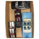 (B) 4 Assorted Die Cast As Shown