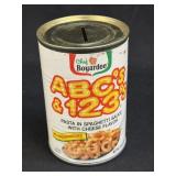 (B) Chef Boyardee BANK ABC 123 Cheese Pasta Tin,