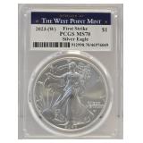 2023  (W) First Strike Silver Eagle PCGS MS-70