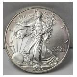 Toned 2000 Silver American Eagle 1 Oz .999 Fine