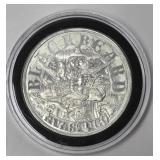 1 Troy Oz Blackbeard Pirate Round .999 Fine
