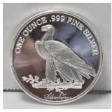 1 oz Indian Head- Eagle .999 Fine Silver by