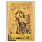 2026 Idaho 1/4 Goldback1/4000th Troy Ounces 24K