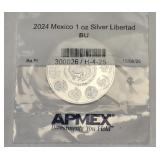 2024 Mexico 1 Oz Silver Libertad BU