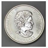 1¼ Oz 2021 Canada Bison .999 Pure Silver