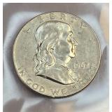 1962 Franklin Half Dollar 90% Silver