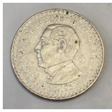 1957 Mexican 10 Pesos Silver Coin 28.8g .900