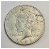 1923 Peace Silver Dollar 90% Silver