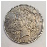 1924 Peace Silver Dollar 90% Silver