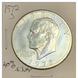 1972-S Eisenhower Dollar 40% Silver