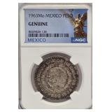 1963Mo Mexico Peso Genuine