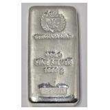 Germania Mint 1000 Gram Cast Bar 999.9 Pure
