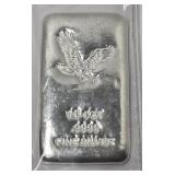10 Oz Silver Eagle Cast Bar .9999 Fine Silver
