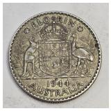 1944 Australian Florin 11.31g .925