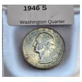 1946-S Washington Quarter 90% Silver