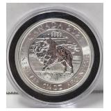 2021 Canadian 1¼ oz. 8 Dollar Silver Bison