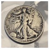 1945 Liberty Half-Dollar 90% Silver