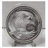 2 Troy Oz Silver Eagle Round .999 Fine Silver