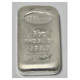 5 Ounce Italpreziosi Silver Cast Bar .999 Fine