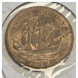 1960 British Halfpenny