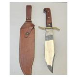 Large Western Second Bowie Knife 14½' Long 9'