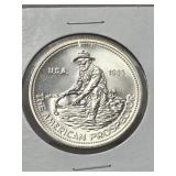 1oz Engelhard 1985 Prospector Round .999 Fine