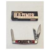 Schrade Old Timer 3-Blade Pocket Knife