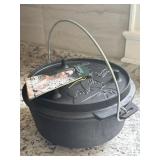 Lewis & Clark Cast Iron Pot 11ï¿½