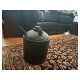 Antique EAGLE Railroad Oil Kerosene Can Short