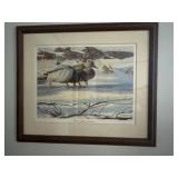 34" x 29" Framed and Matted Print